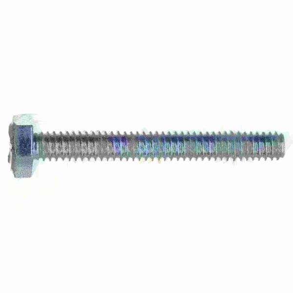 Midwest Fastener Grade 5, 1/4"-20 Hex Head Cap Screw, Zinc Plated Steel, 2 in L, 6 PK 933887 - main